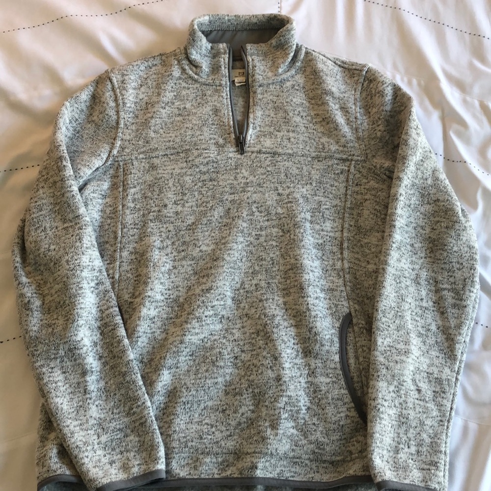 1/4 zip fleece sweater!!